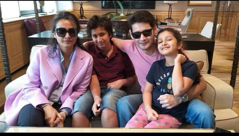 Mahesh Babu With Family